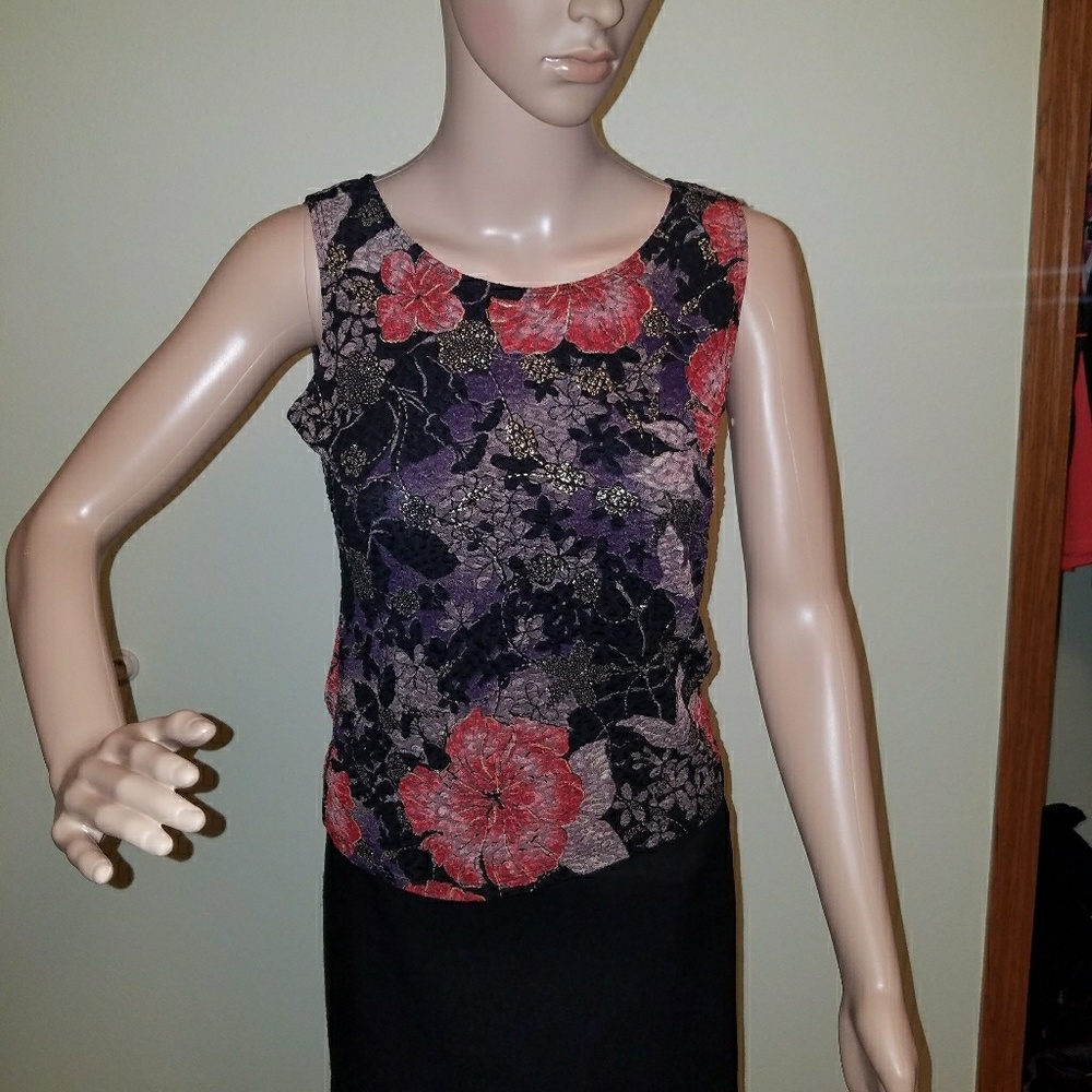 Sleeveless formal Dressbarn tank